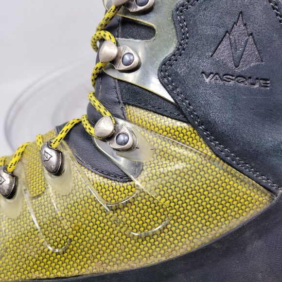 Vasque Mountaineering Boots Mens 12 Super Alpinista Yellow Black MADE-ITALY! NEW main image 6